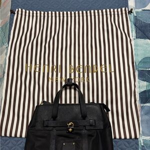 Henri Bendel Black Backpack